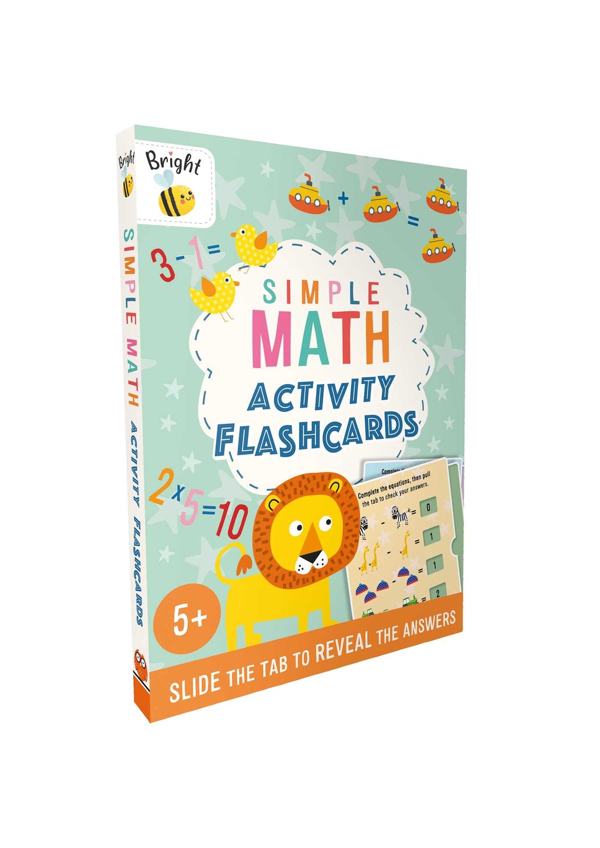 Bright Bee Simple Math Activity Flashcards