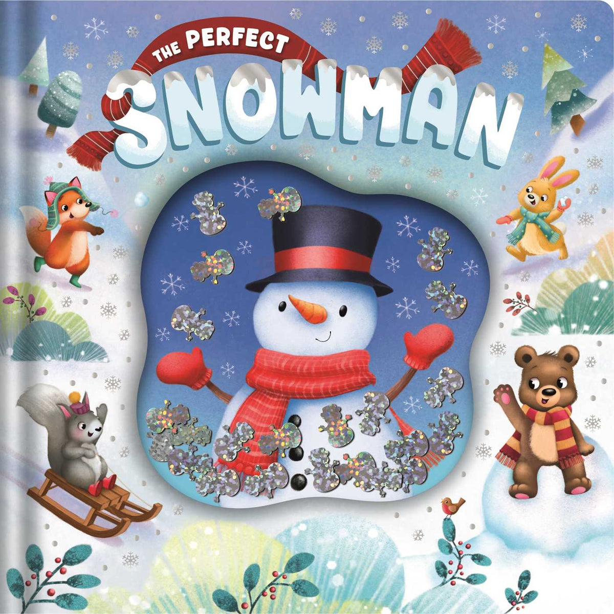 Perfect Snowman: An Adorable Winter Tale with Eye-Catching Glitter Pouch