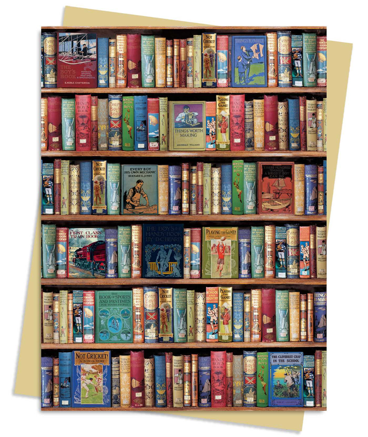 Bodleian Libraries: Hobbies and Pastimes Bookshelves Greeting Card