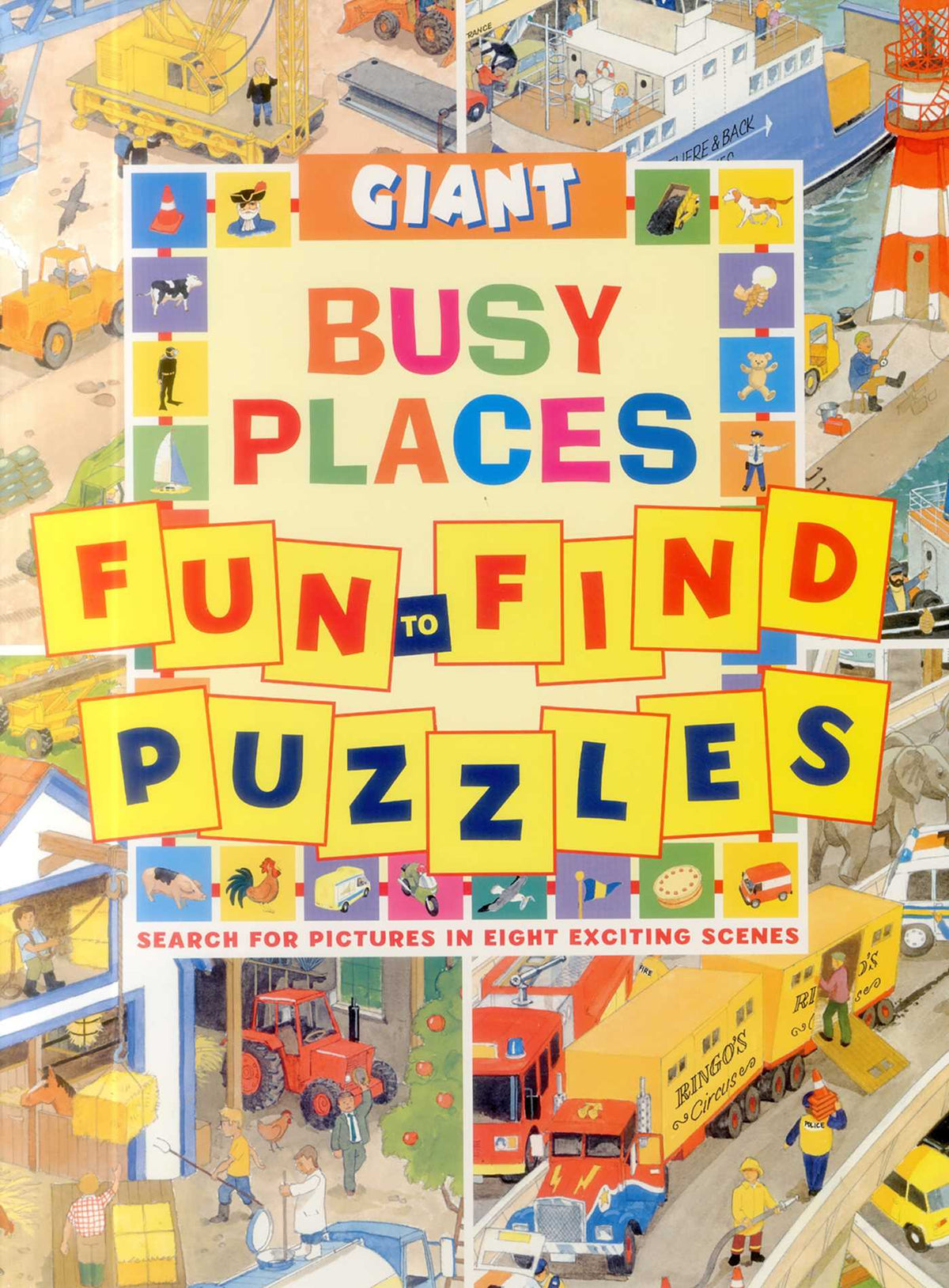 Giant Fun-to-Find Puzzles: Busy Places