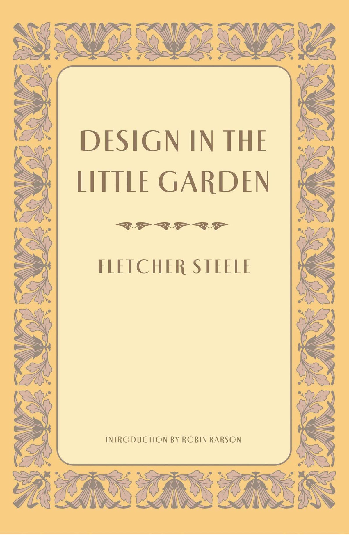 Design In The Little Garden
