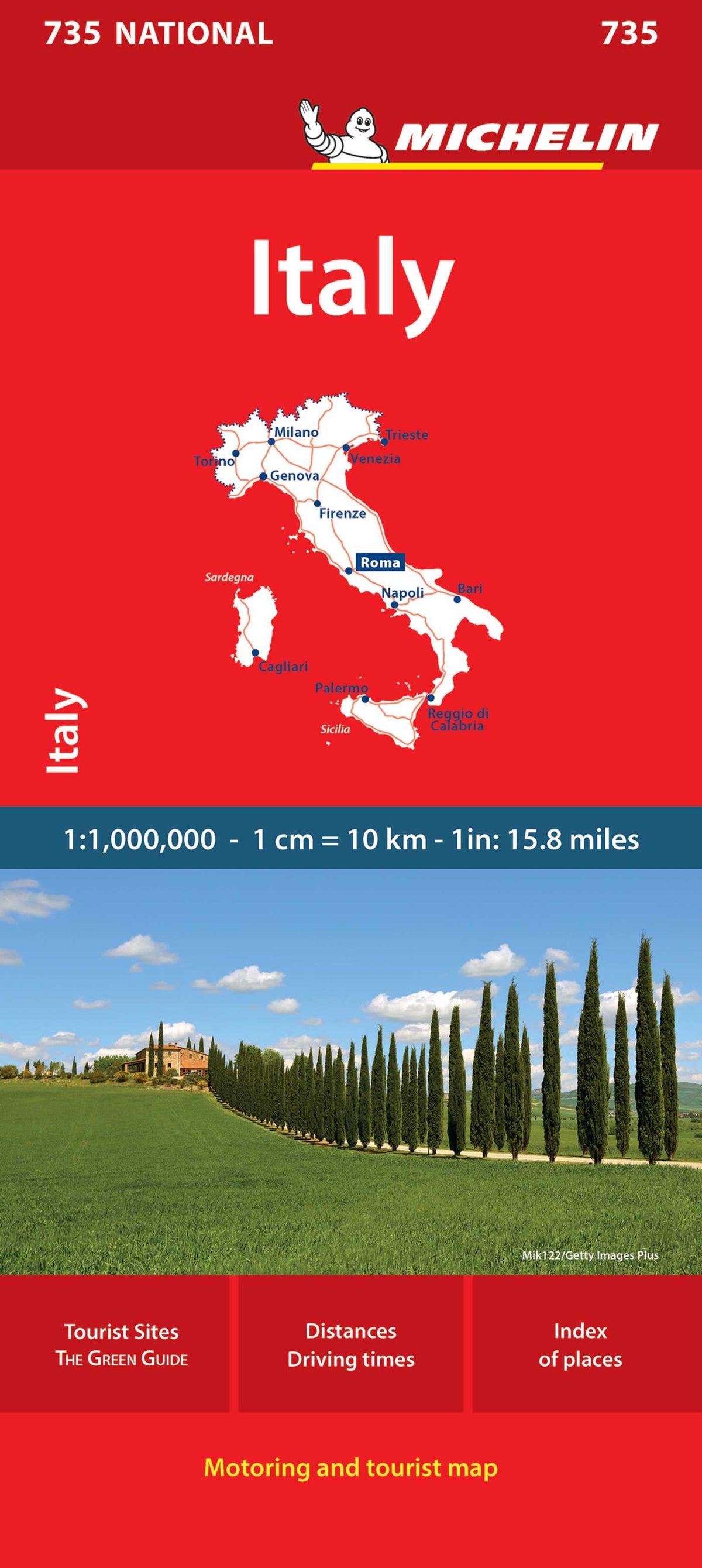 Michelin Italy Map 735