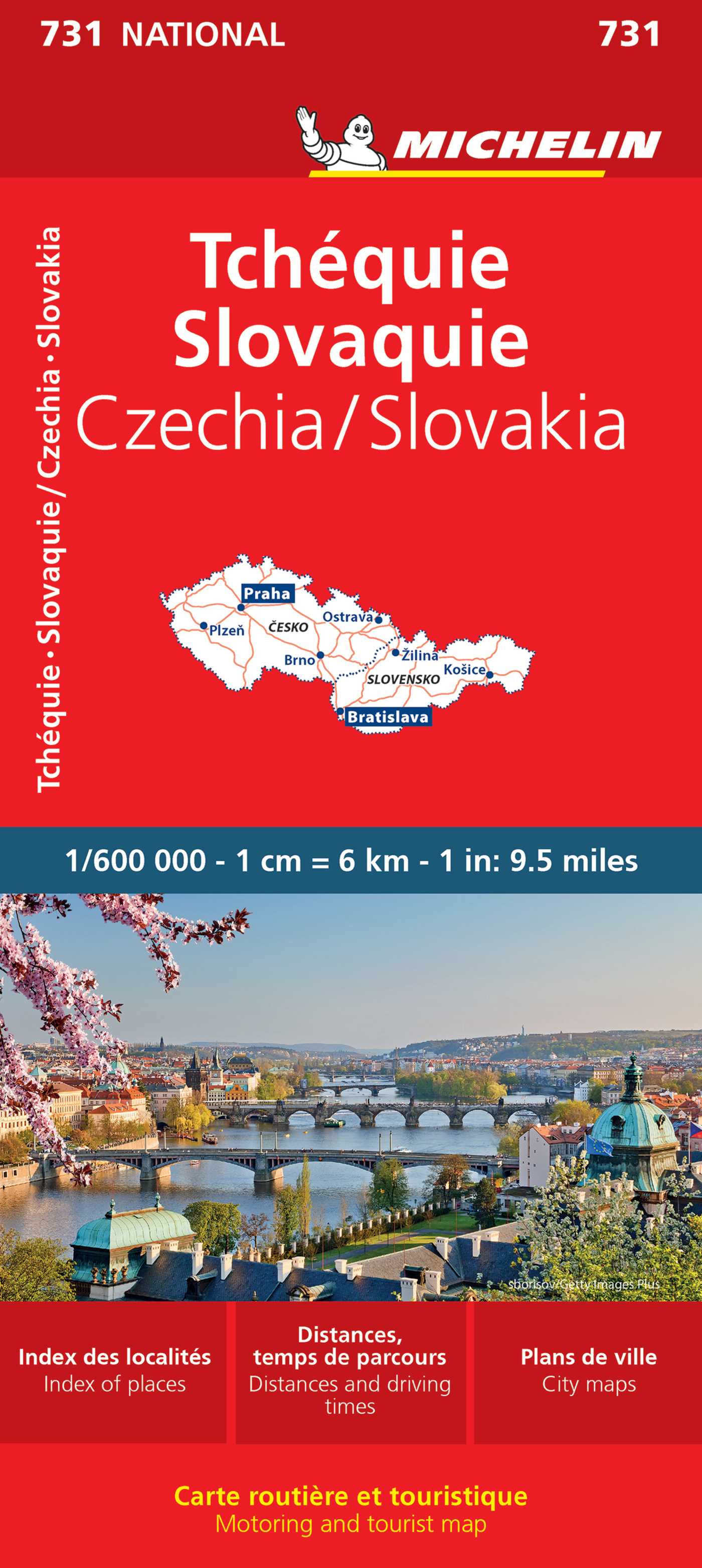 Michelin Czech & Slovak Republic Map 731