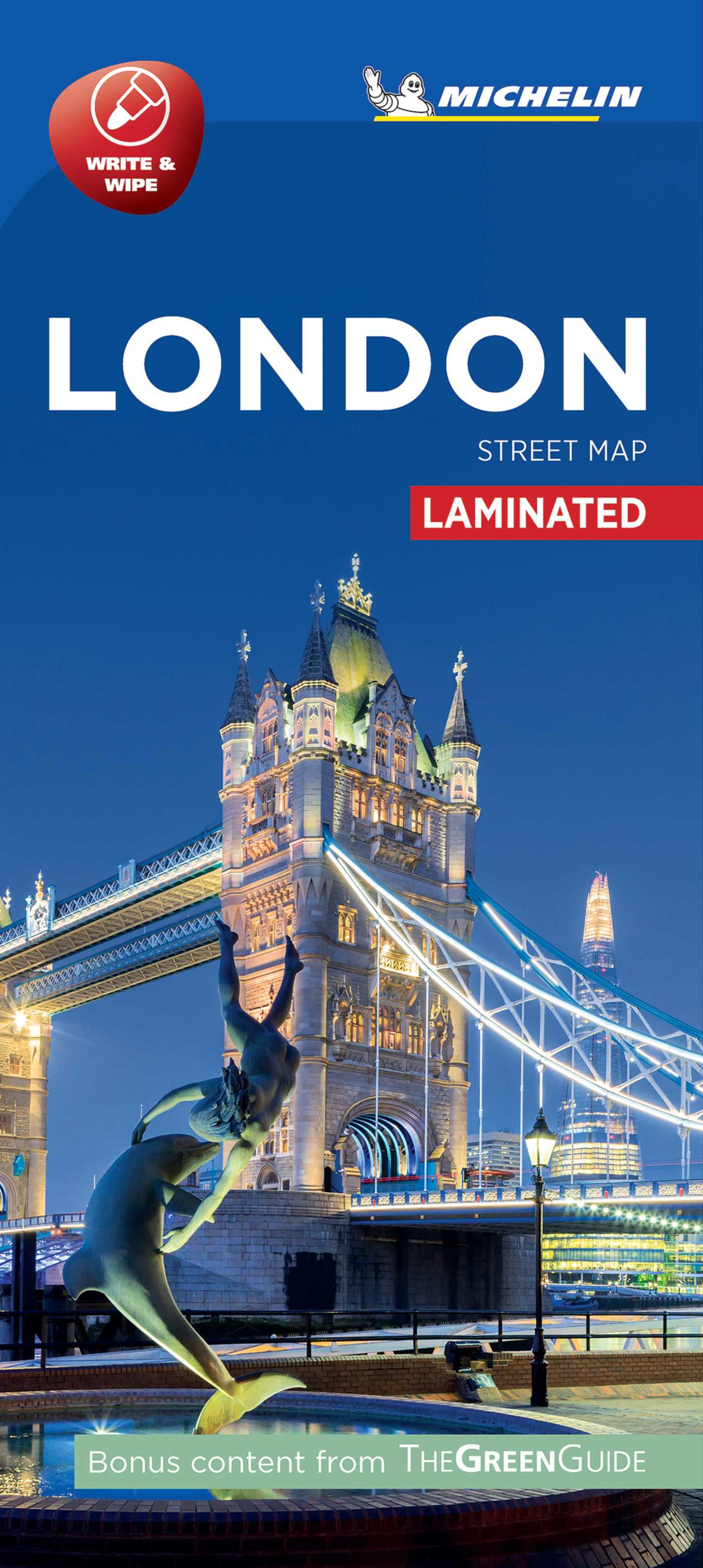 Michelin London City Map - Laminated