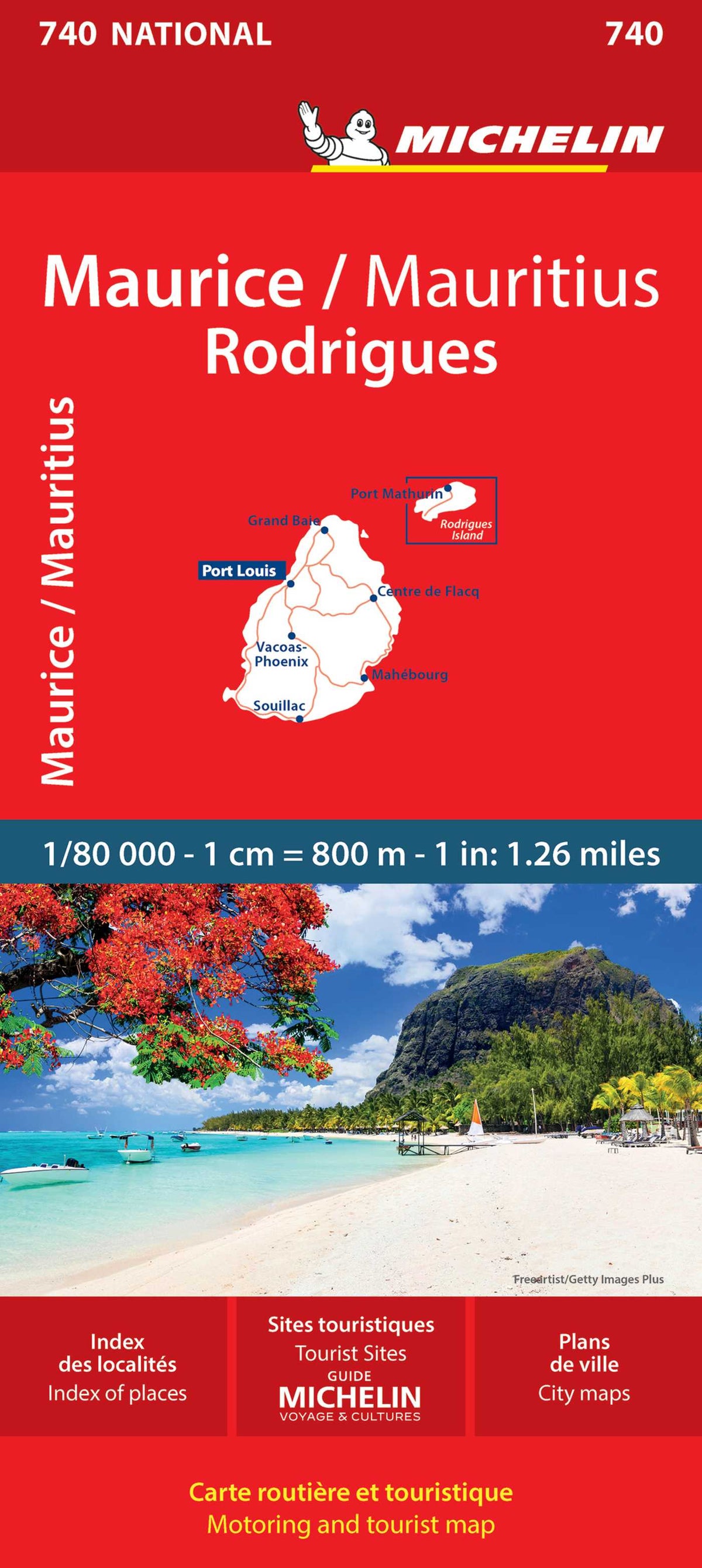 Mauritius Rodrigues Map 740