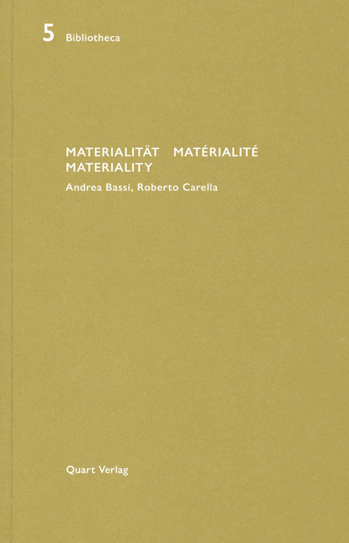 Materialitat/Materialite/Materiality