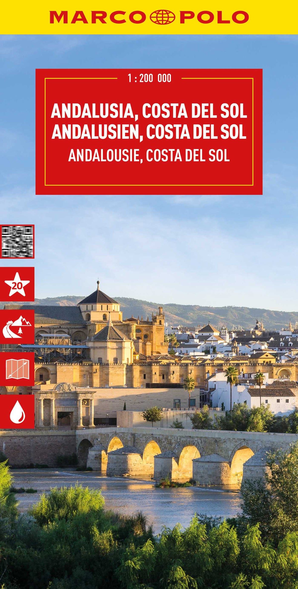 Andalusia, Costa del Sol Marco Polo Map