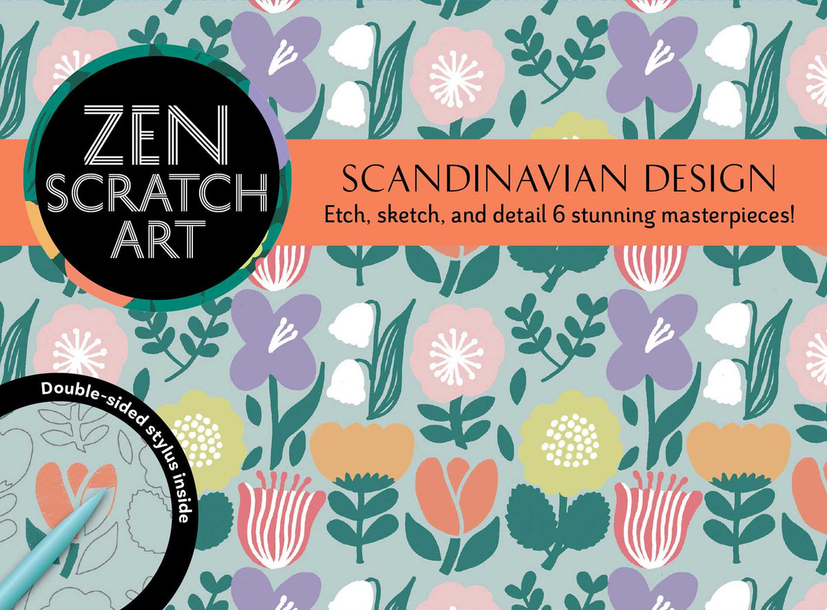 Zen Scratch Art: Scandinavian Design