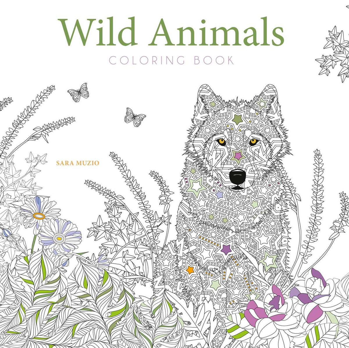 Wild Animals Coloring Book