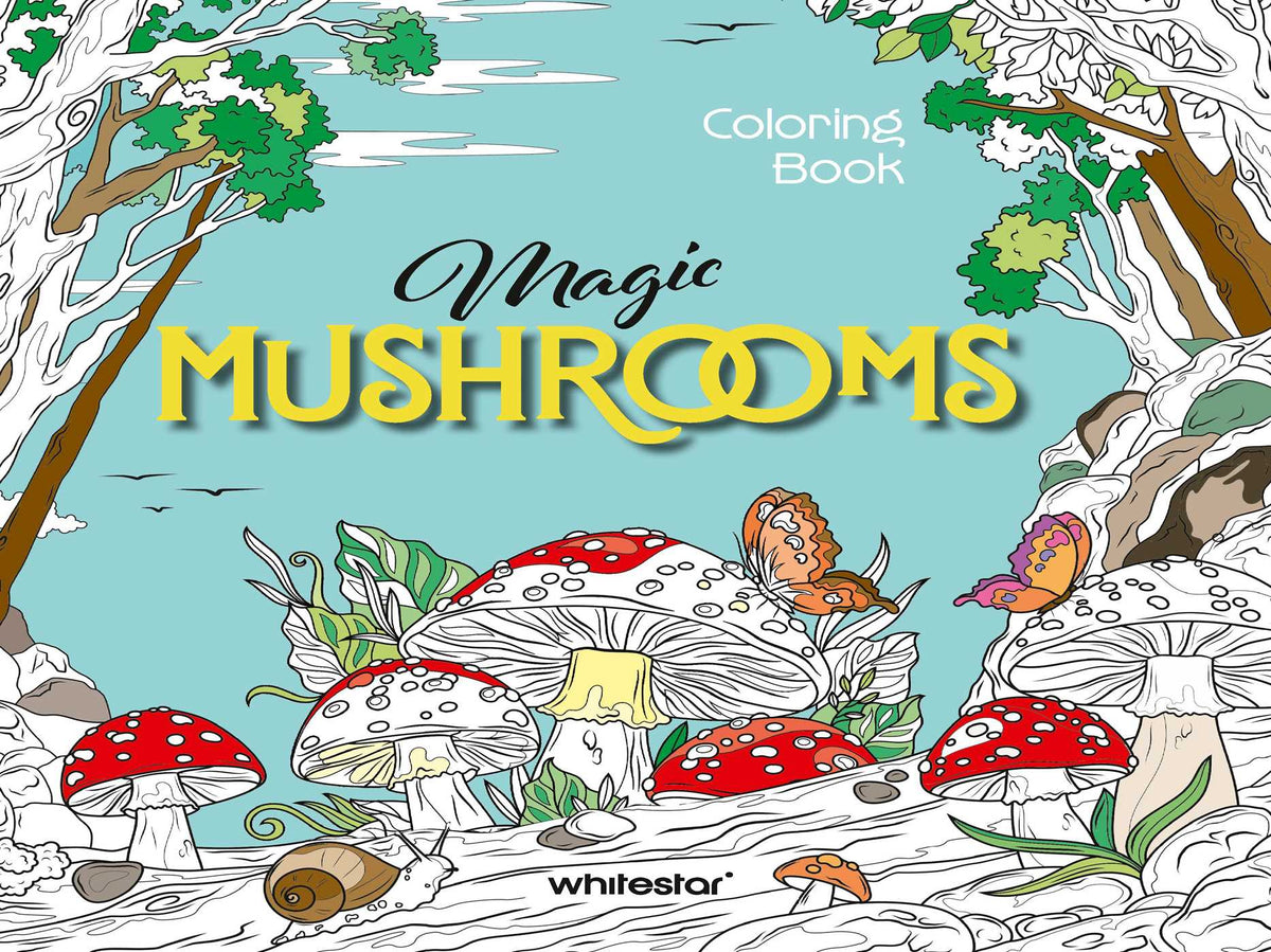 Magic Mushrooms Coloring Book
