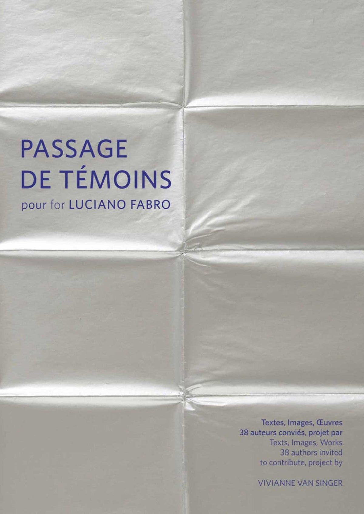 Passage de témoins pour Luciano Fabro