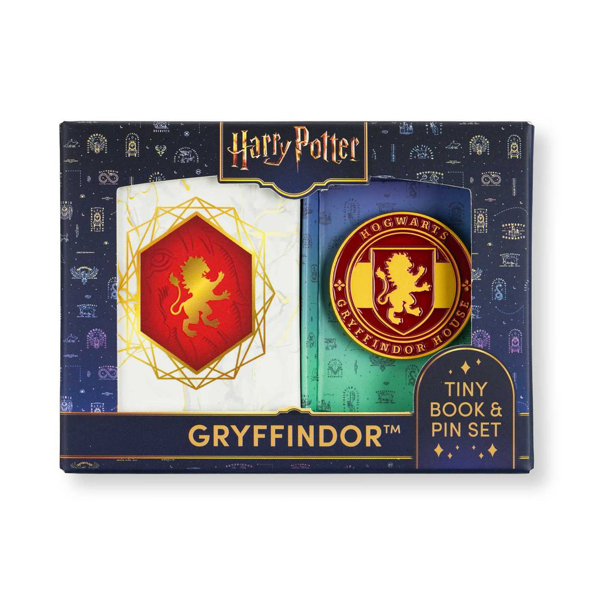 Harry Potter: Gryffindor Tiny Book and Pin Set