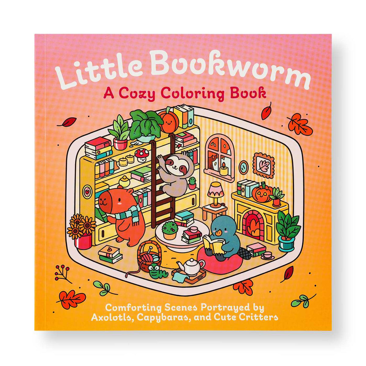 Little Bookworm: A Cozy Coloring Book