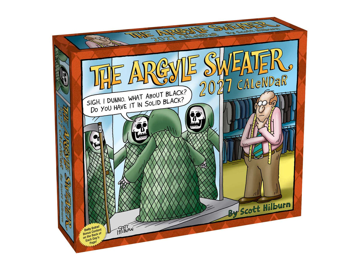 Argyle Sweater 2027 Day-to-Day Calendar