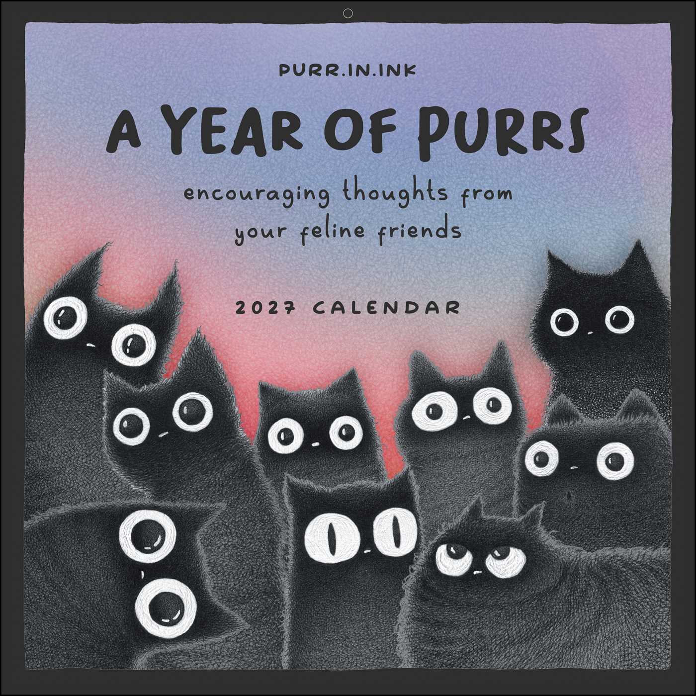 Year of Purrs 2027 Wall Calendar