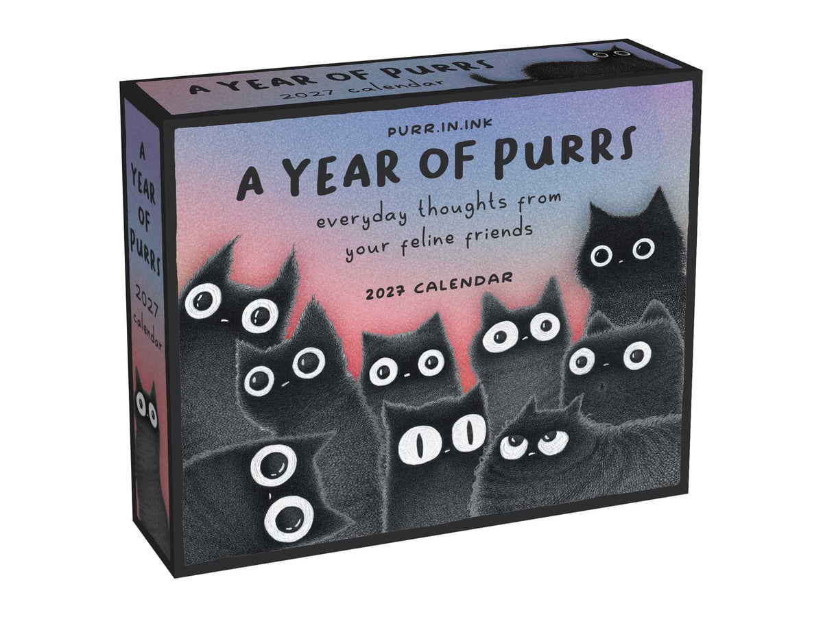 Year of Purrs 2027 Day-to-Day Calendar