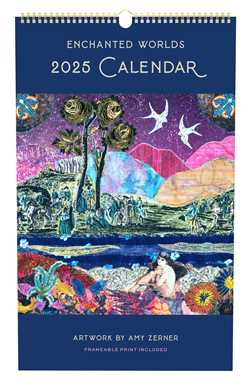 2025 Enchanted Worlds Poster Wall Calendar