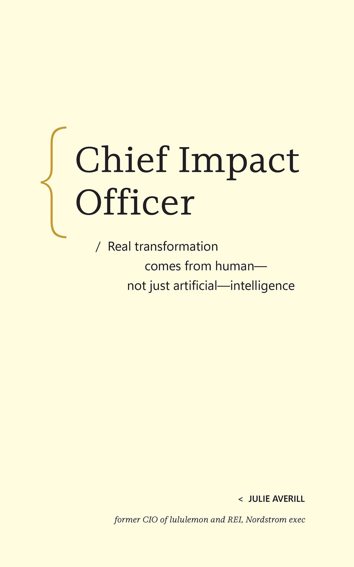 Chief Impact Officer