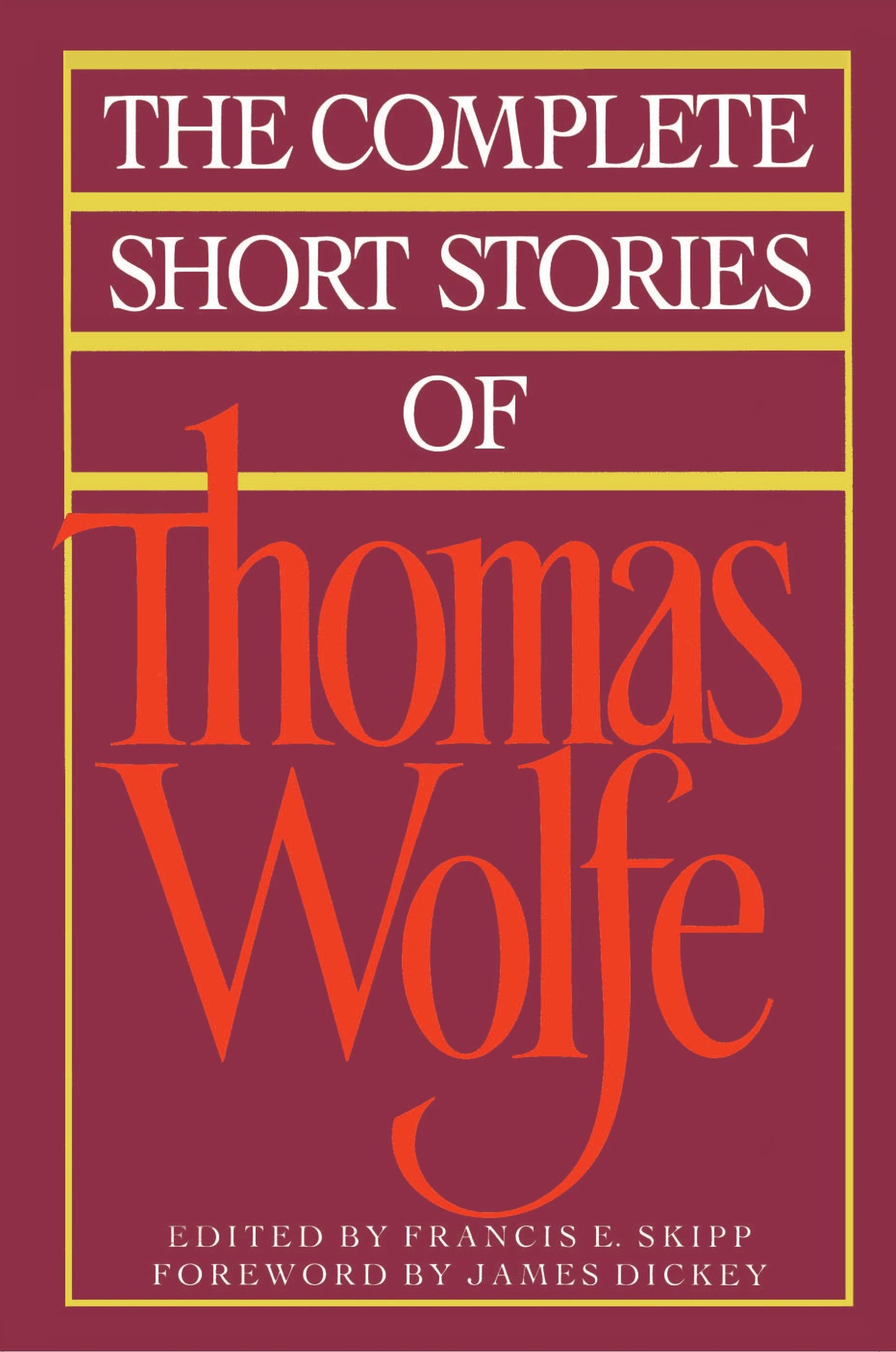 Complete Short Stories Of Thomas Wolfe