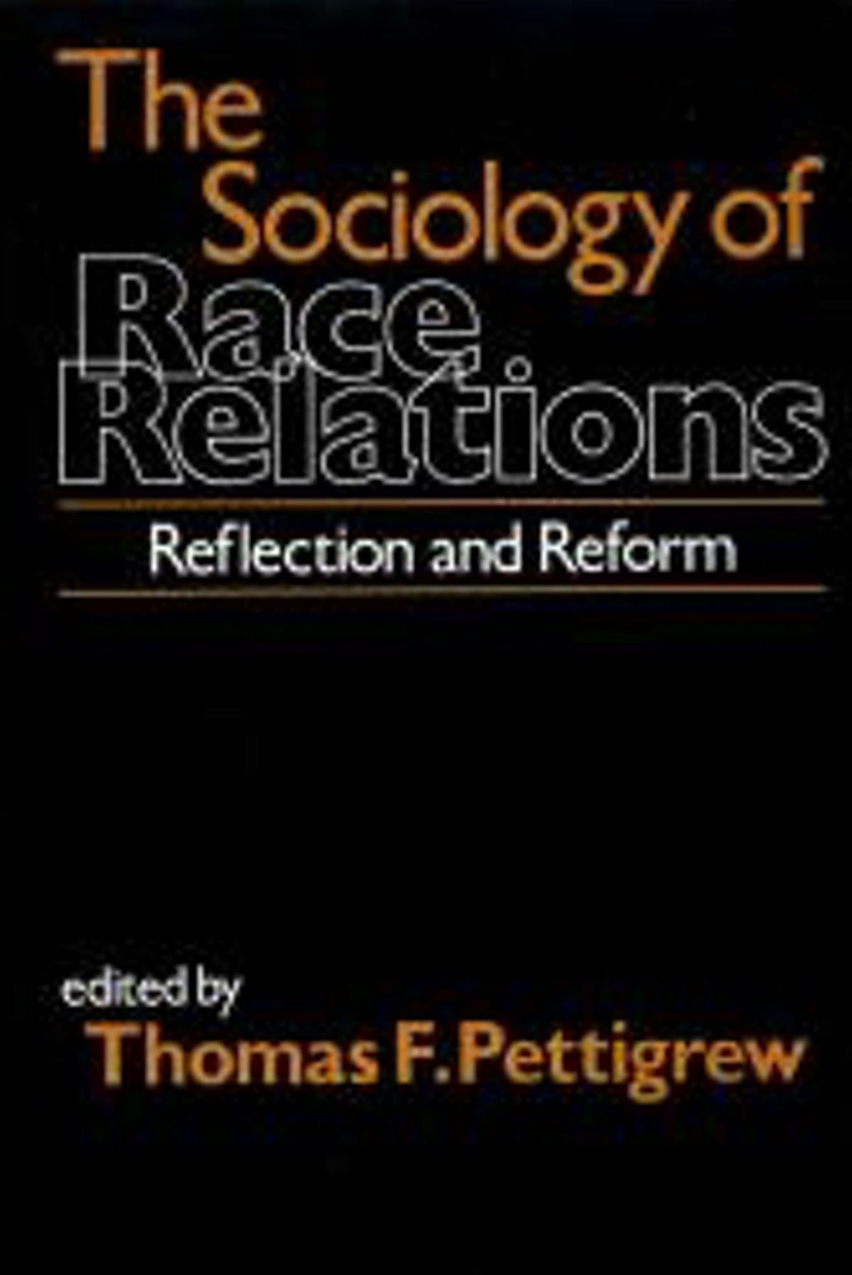Sociology of Race Relations