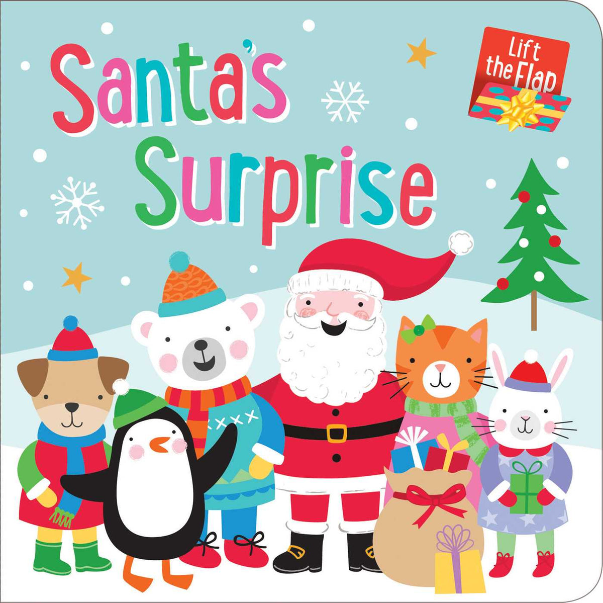 Santa's Surprise: Lift-the-Flap Board Book