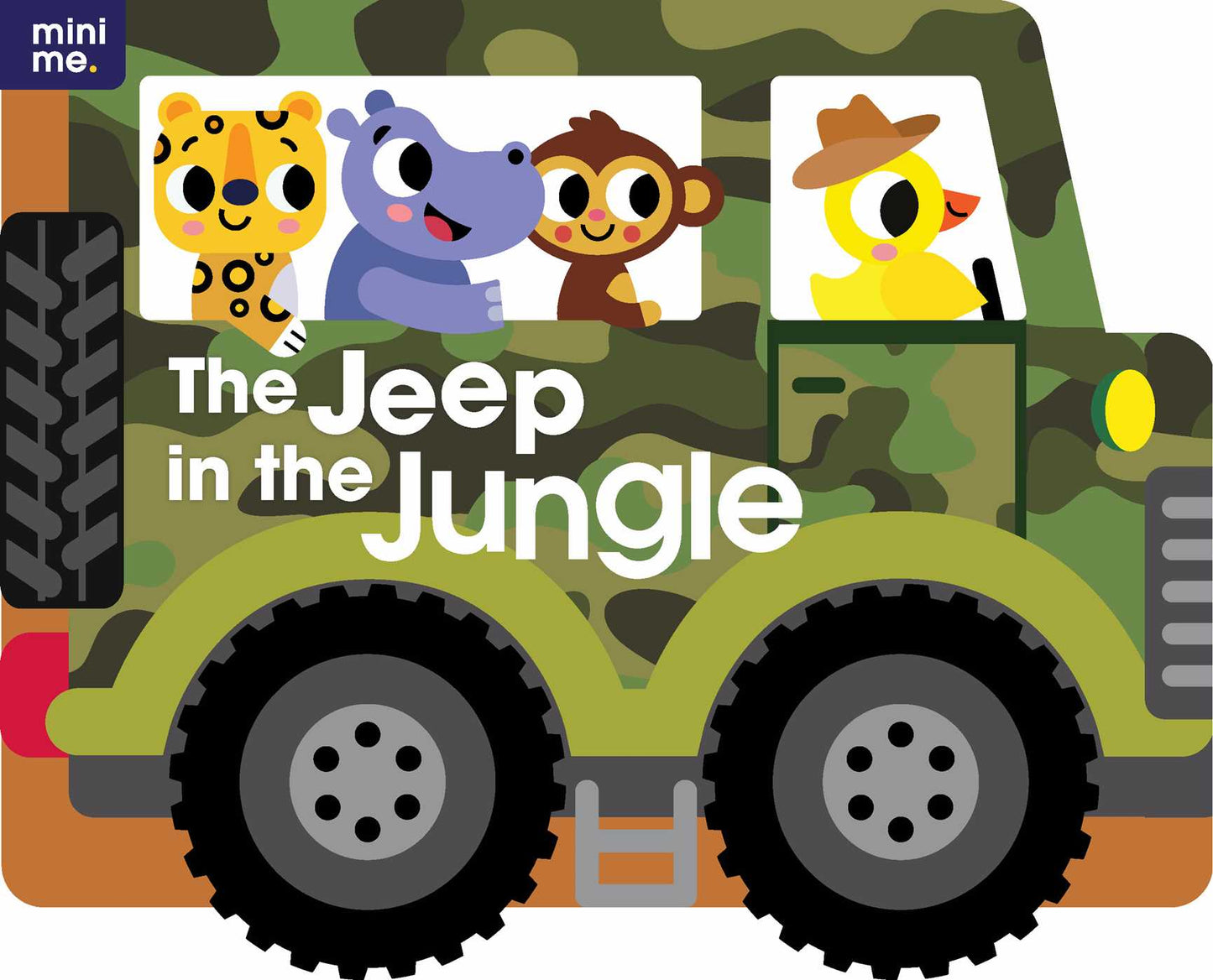 Jeep in the Jungle: Shaped Board Book