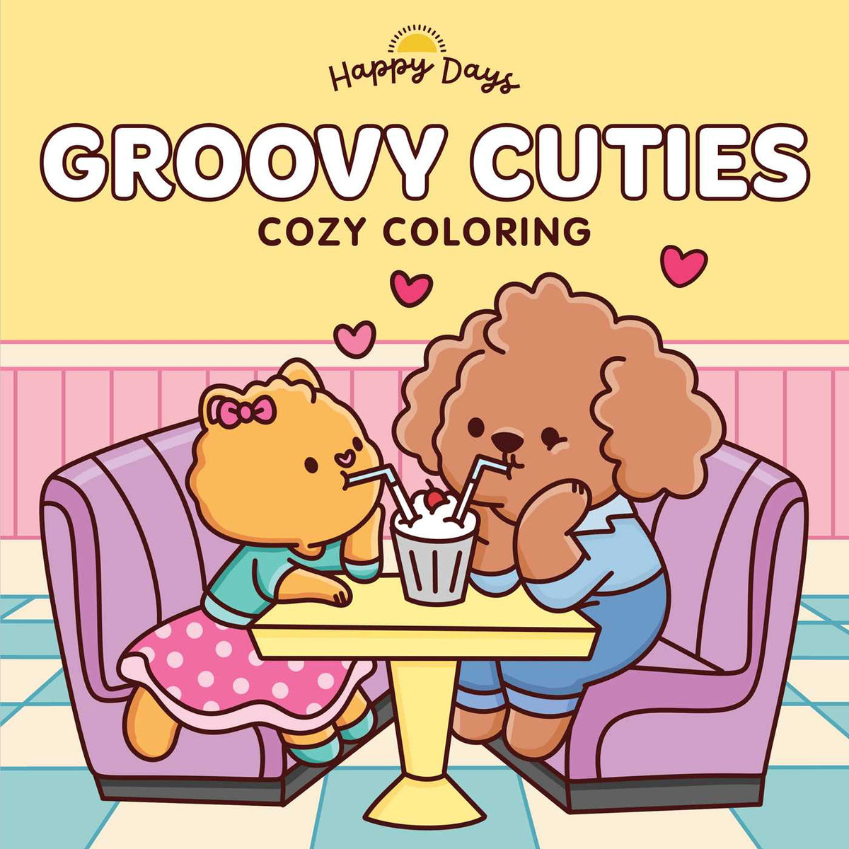 Groovy Cuties: Cozy Coloring Book