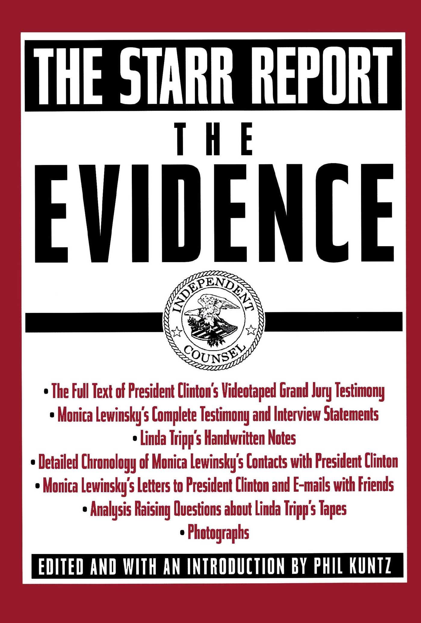 Evidence: The Starr Report