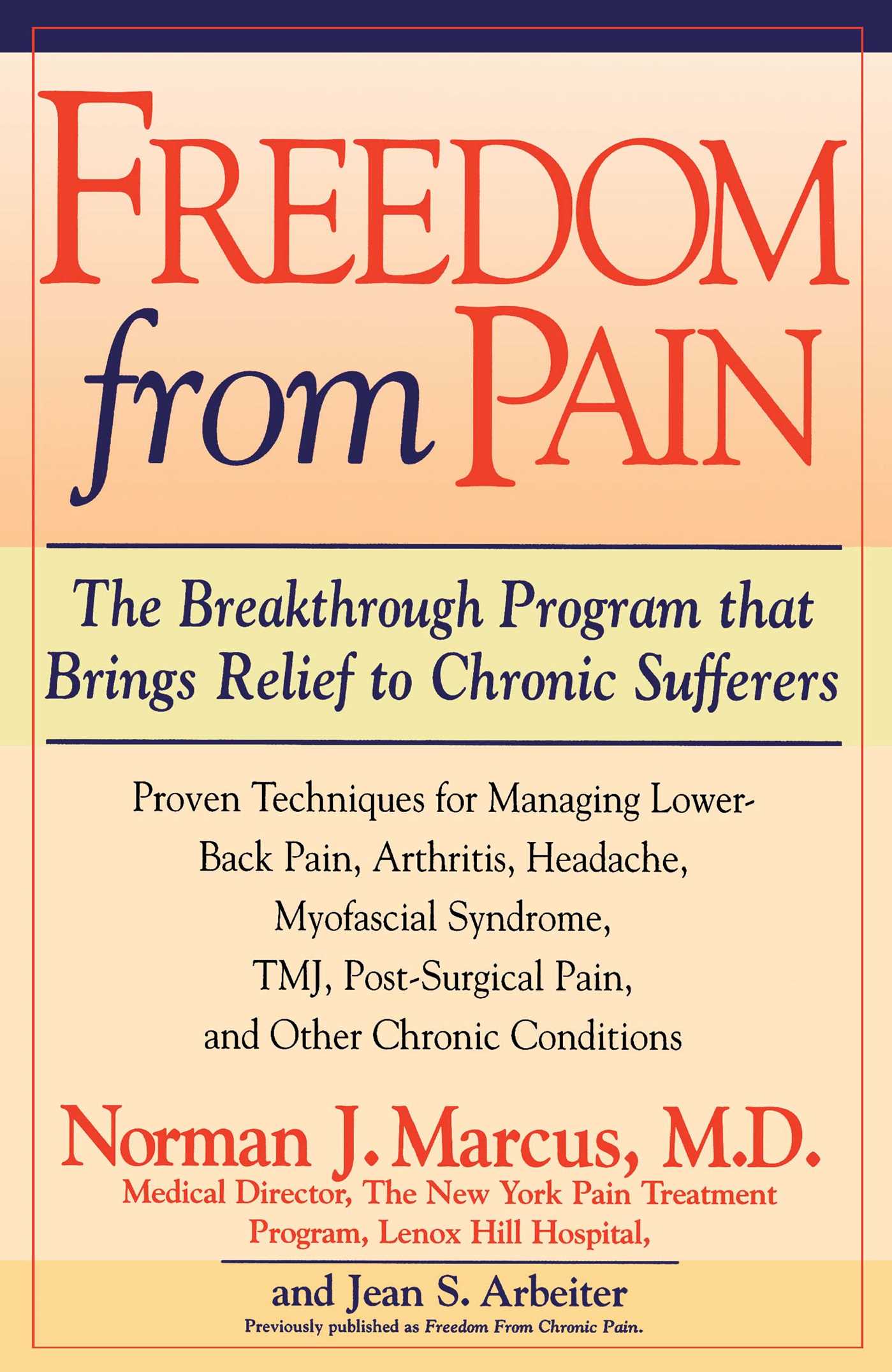 Freedom from Chronic Pain