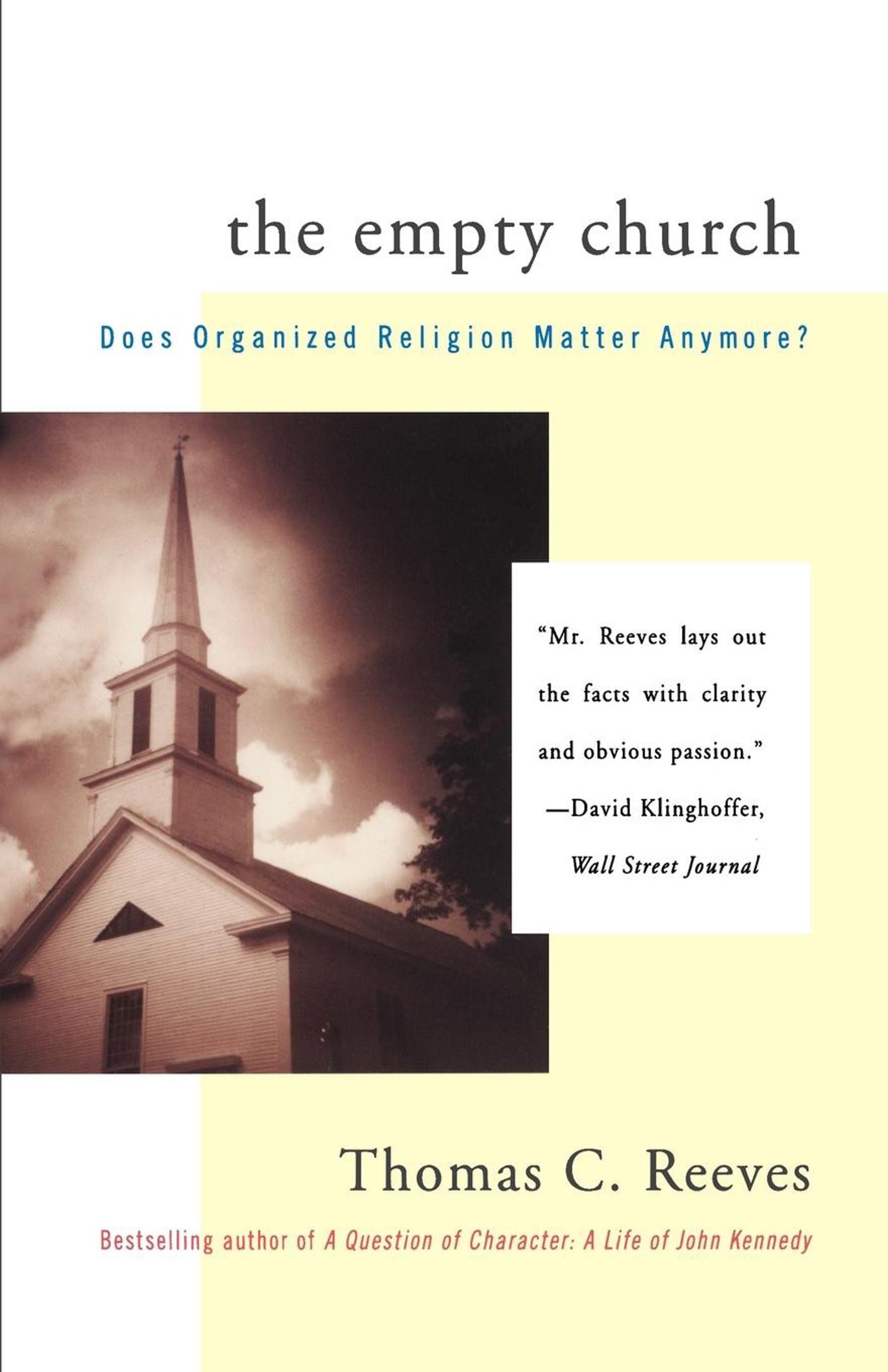 Empty Church: Does Organized Religion Matter Anymore