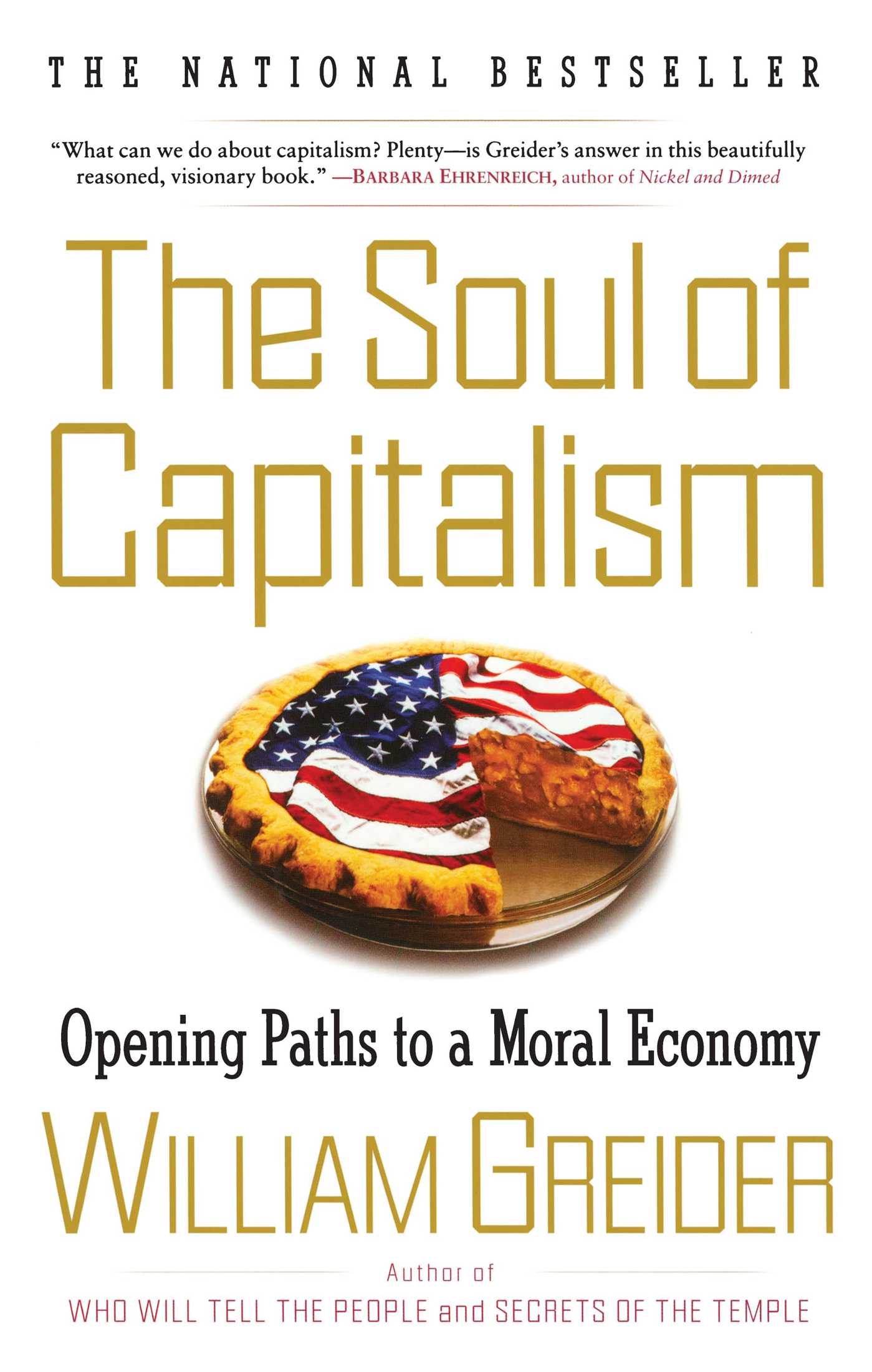 Soul of Capitalism: Opening Paths to a Moral Economy