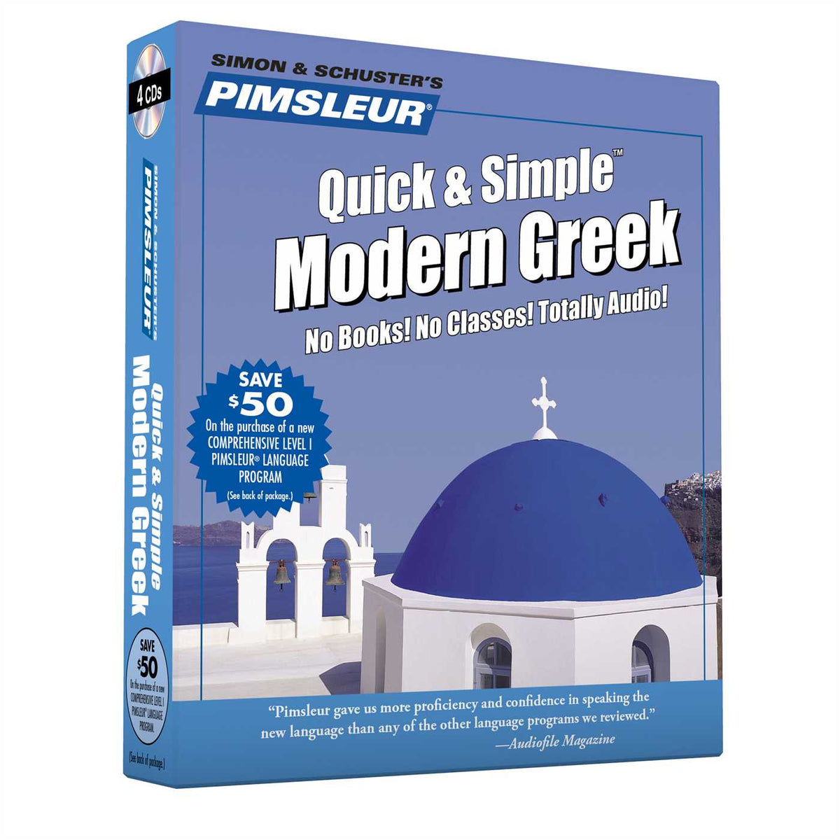 Pimsleur Greek (Modern) Quick & Simple Course - Level 1 Lessons 1-8 CD