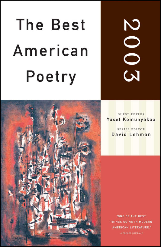 Best American Poetry 2003: Series Editor David Lehman