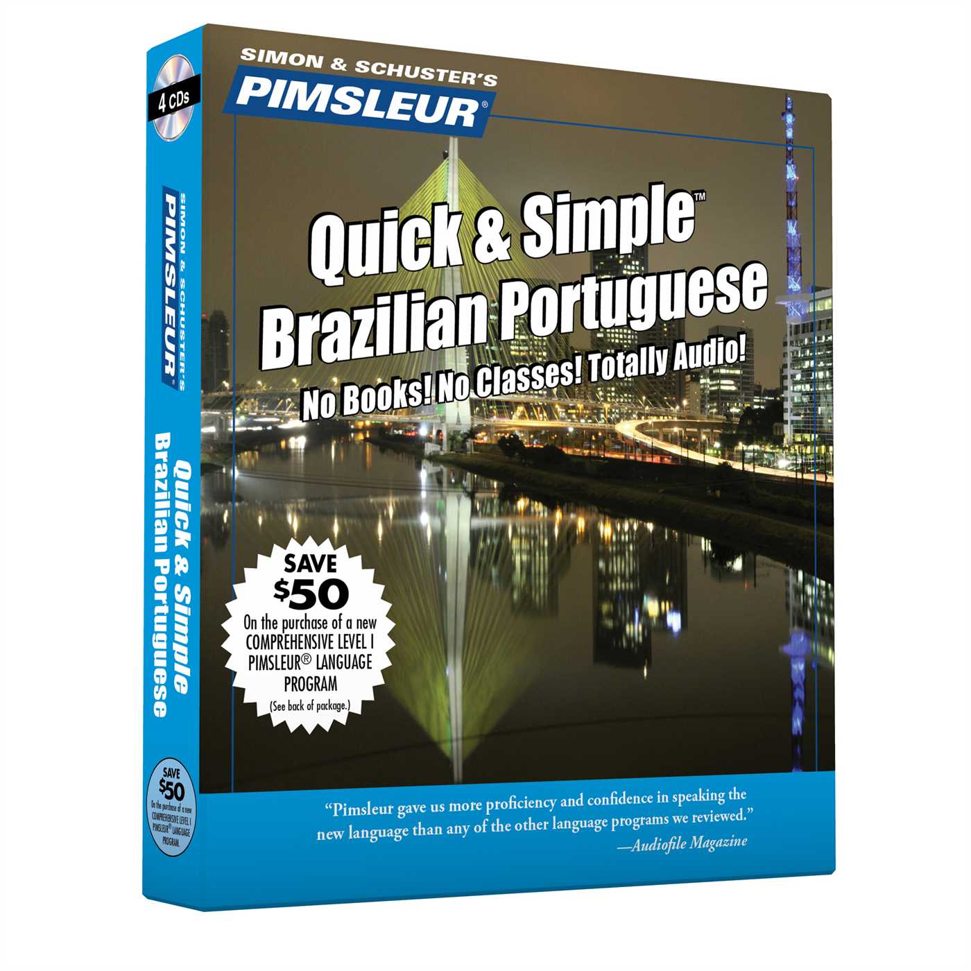 Pimsleur Portuguese (Brazilian) Quick & Simple Course - Level 1 Lessons 1-8 CD