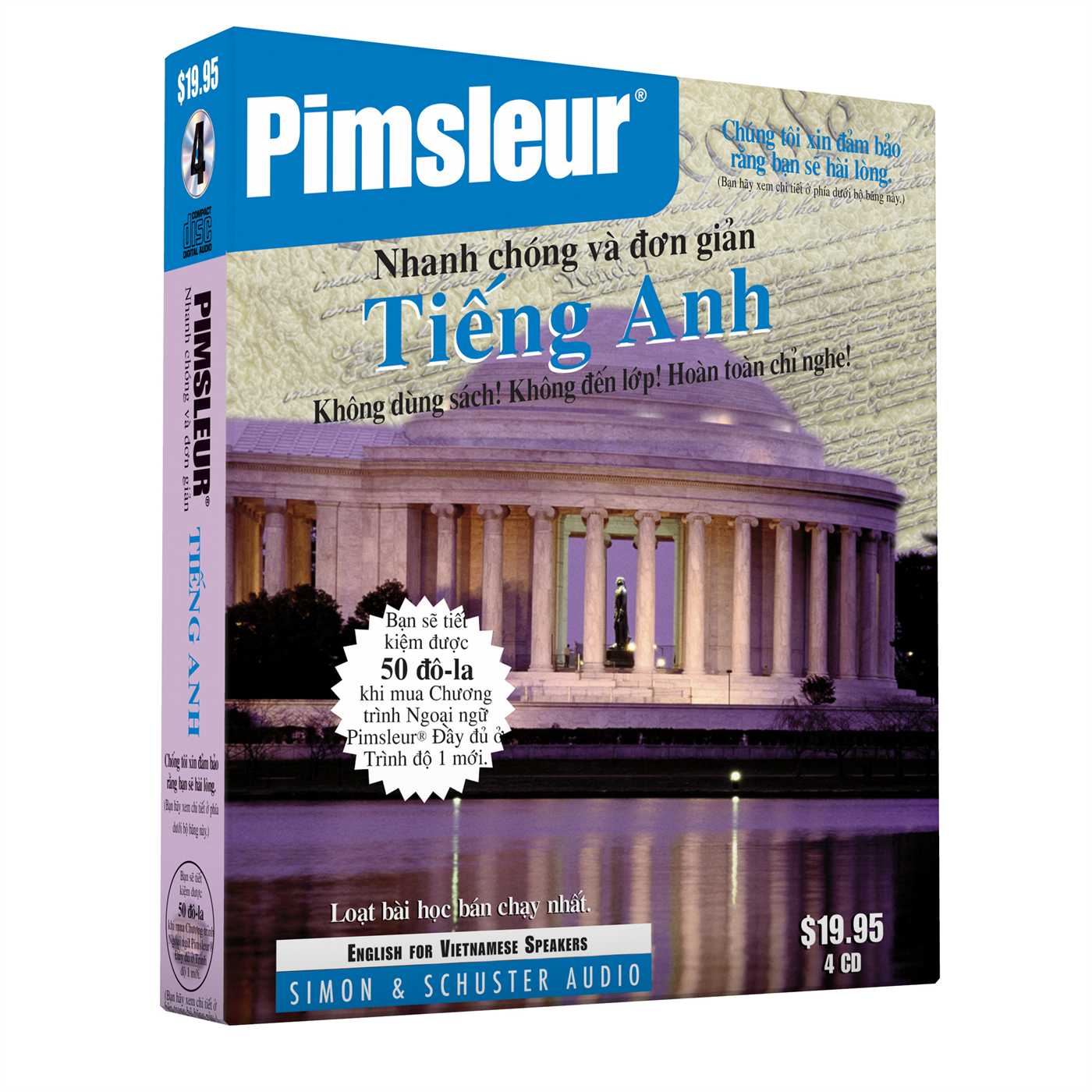 Pimsleur English for Vietnamese Speakers Quick & Simple Course - Level 1 Lessons 1-8 CD