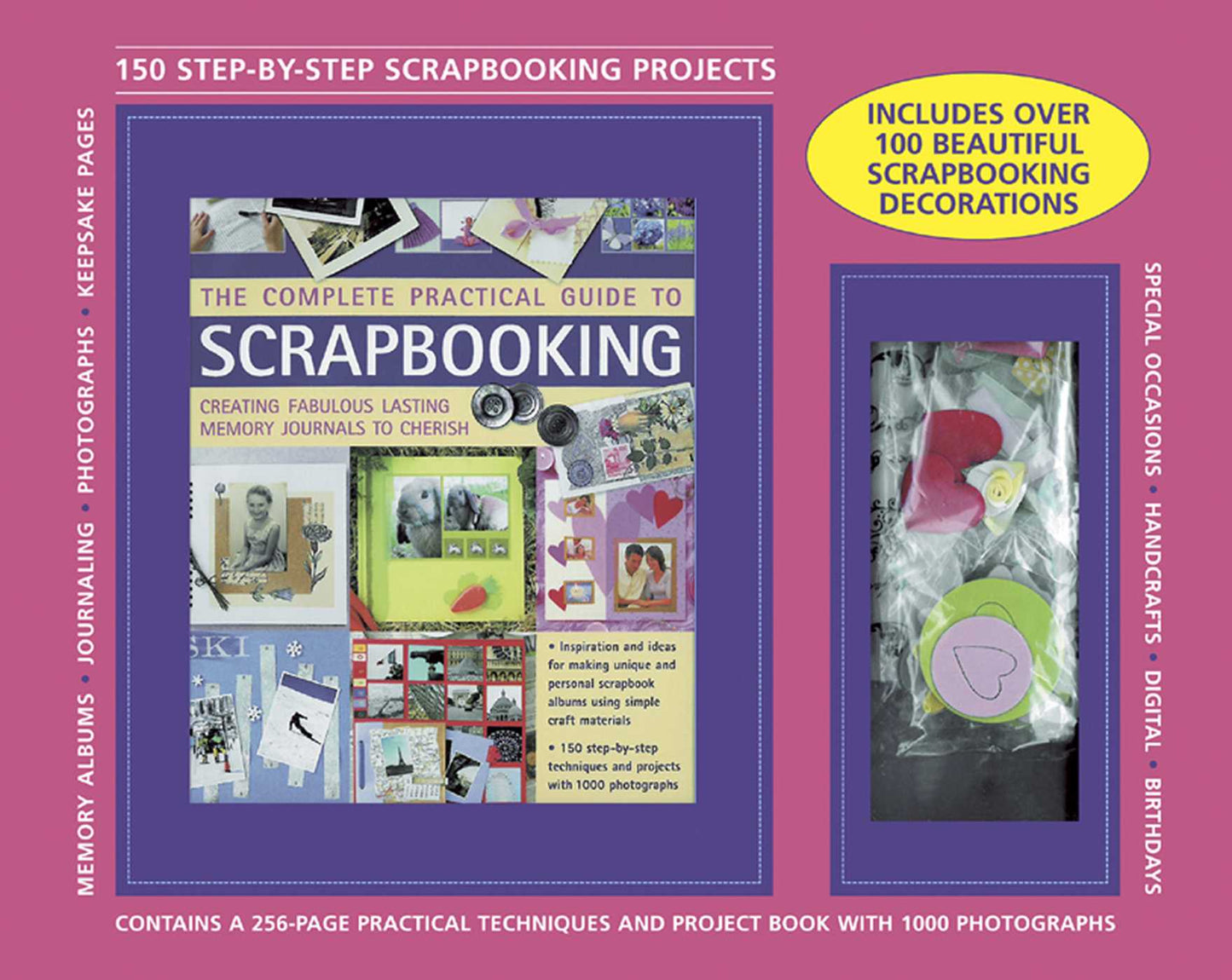 Complete Practical Guide to Scrapbooking Kit: 150 Step-by-Step Scrapbooking Projects: A 256-Page Project Book Including 100 Beautiful Scrapbooking Decorations