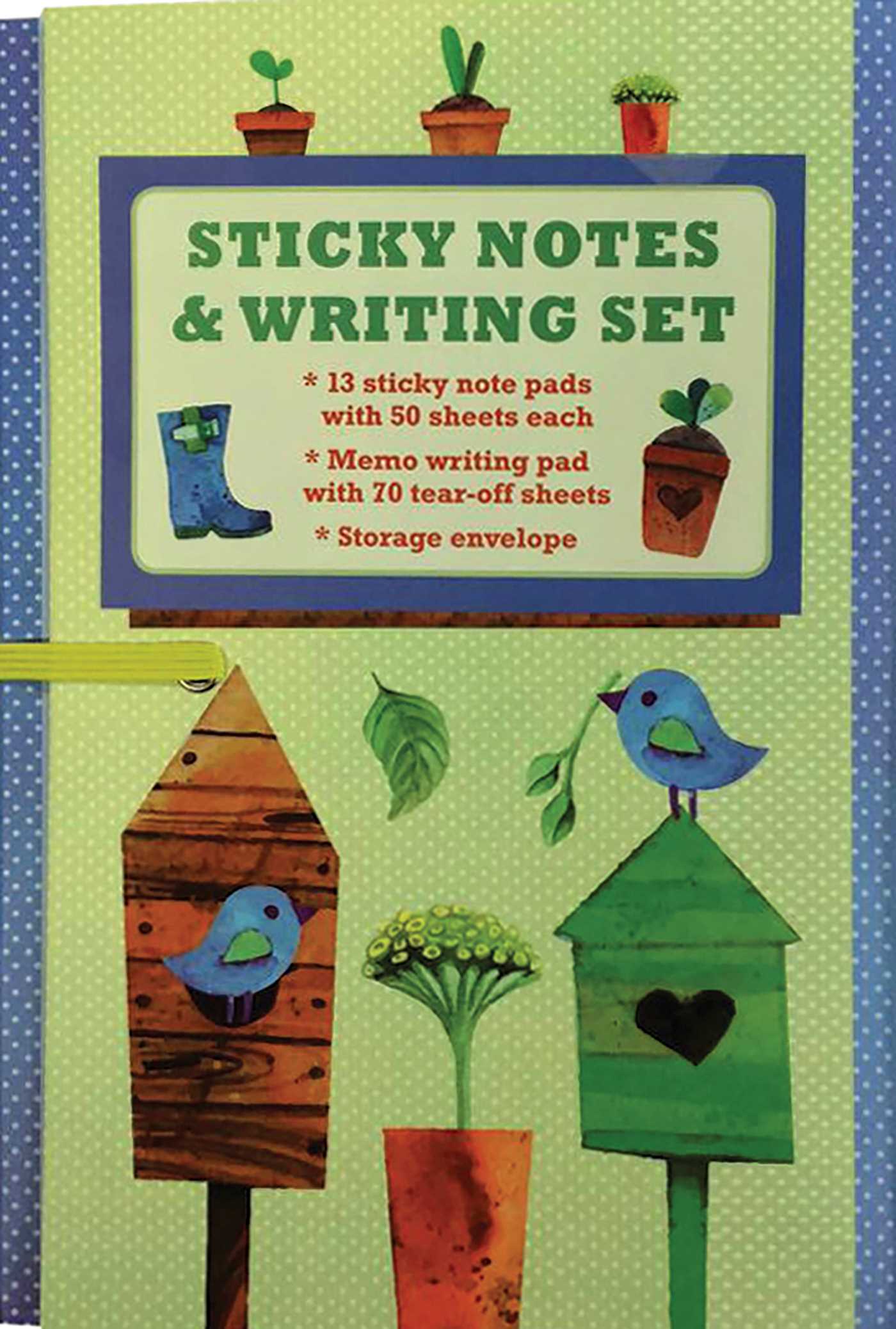 Sticky Notes and Writing Set: Pretty Garden