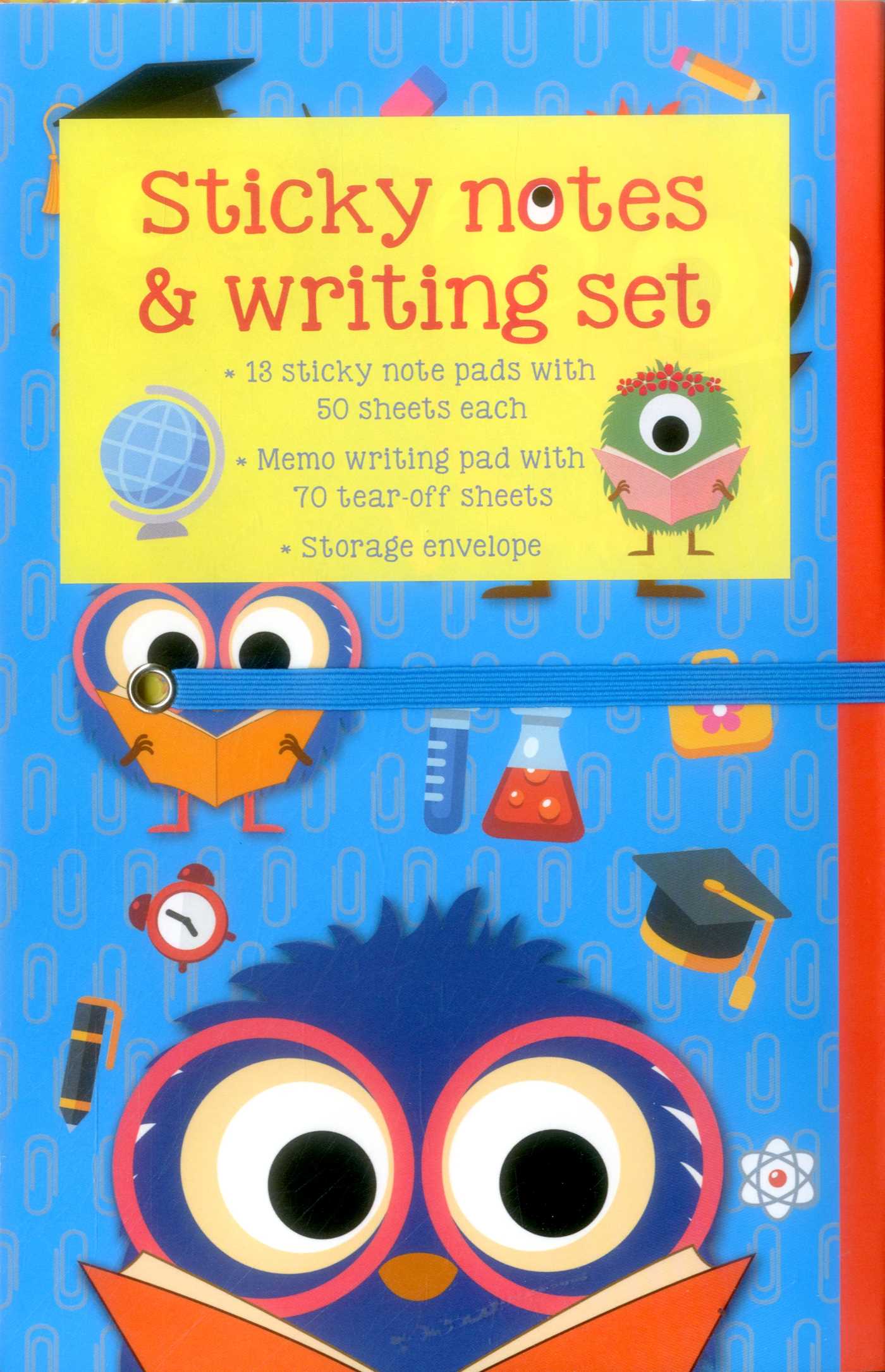 Sticky Notes and Writing Set: School Monsters