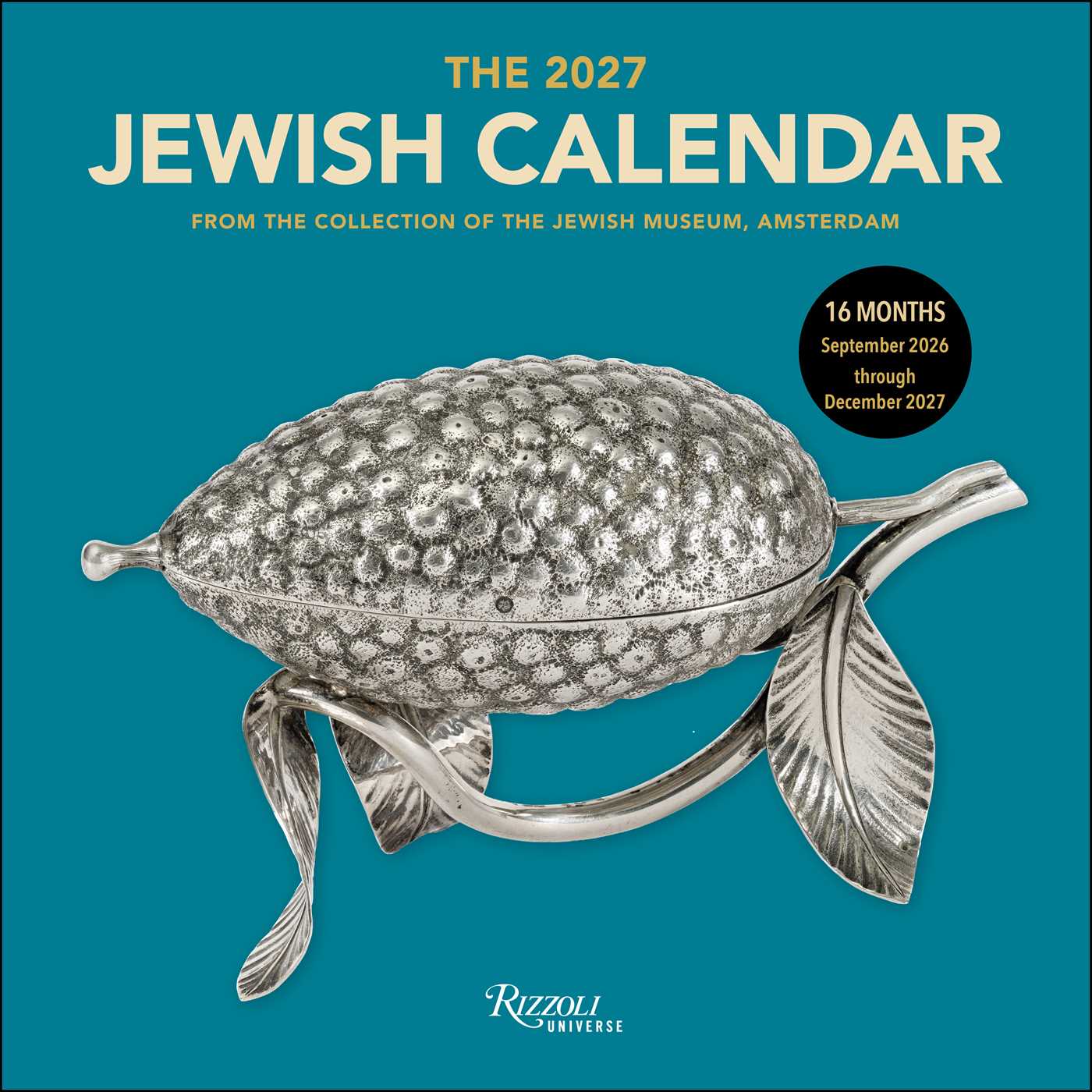 Jewish Calendar 2026–2027 (5787) 16-Month Wall Calendar