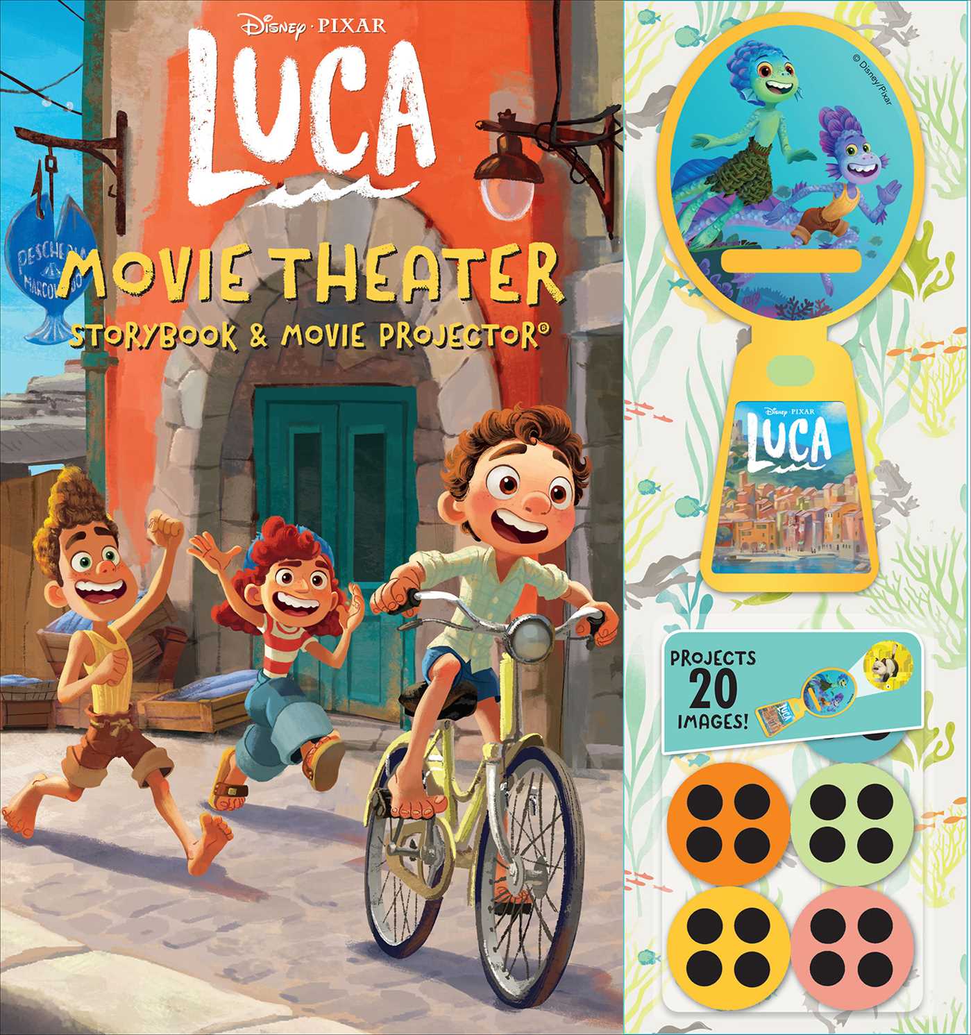 Disney Pixar: Luca Movie Theater Storybook & Movie Projector