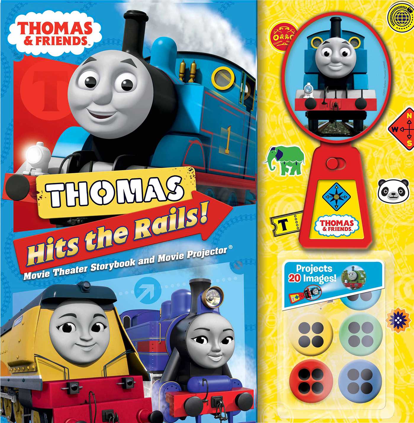Thomas and Friends: Thomas Hits the Rails! Movie Theater Storybook & Movie Projector