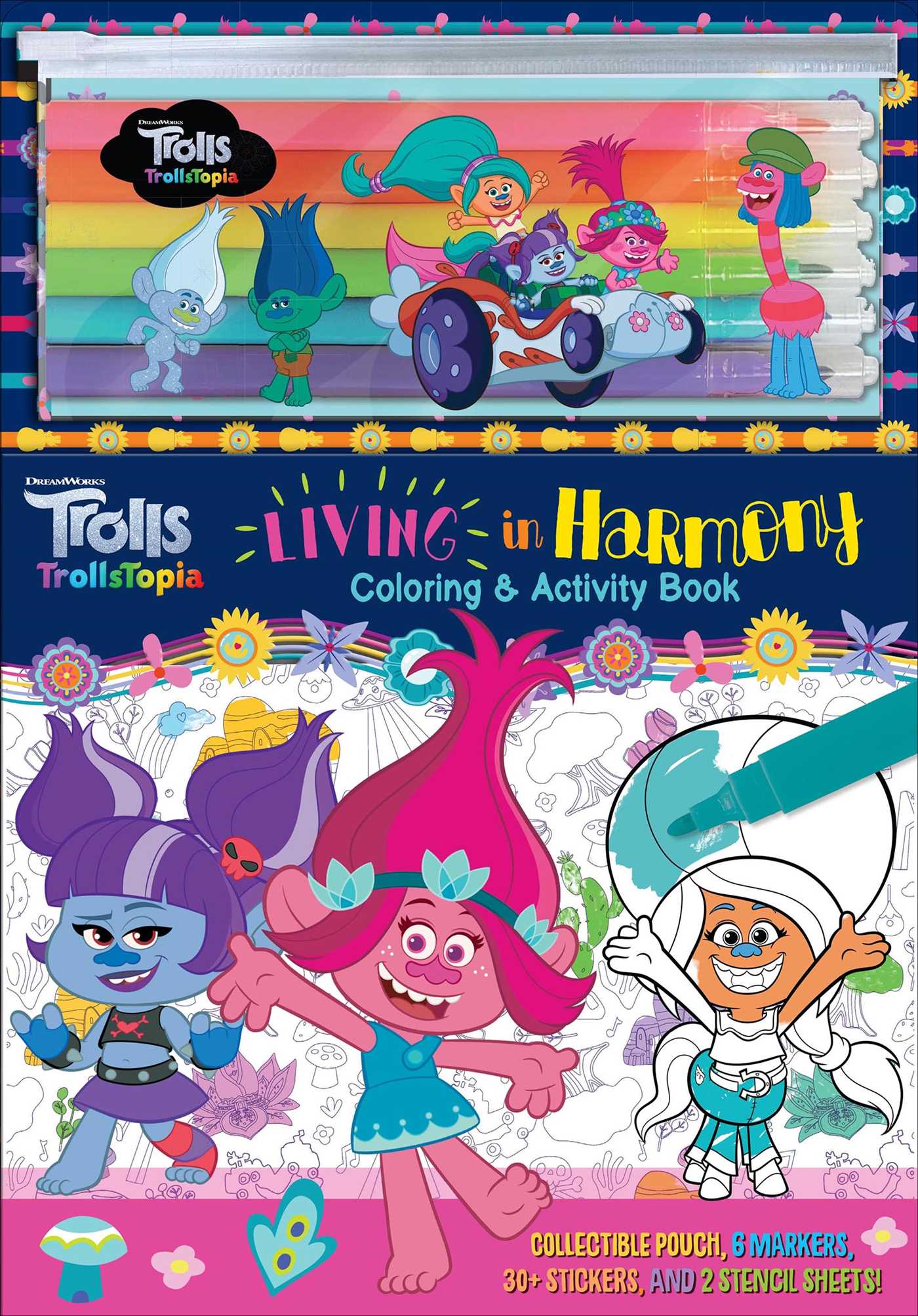 Dreamworks Trolls: TrollsTopia: Living in Harmony Coloring & Activity Book