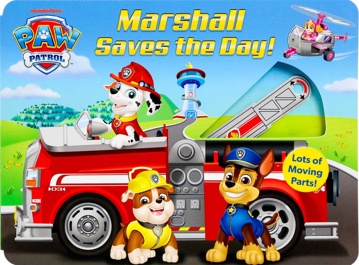 Paw Patrol: Marshall Saves the Day! - Interactive Board Book for Toddlers and Children, PAW Patrol Board Book for Ages 3-5 (Officially Licensed)