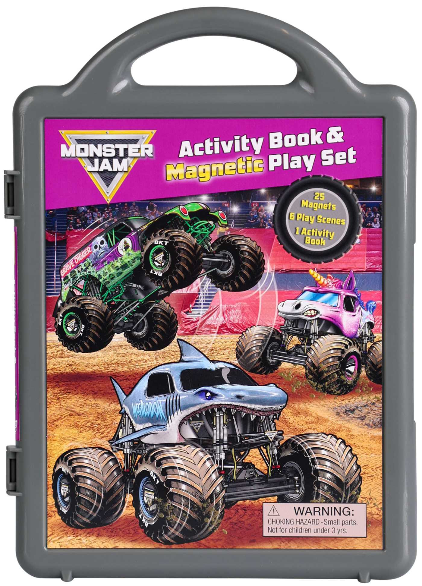 Monster Jam Magnetic Play Set