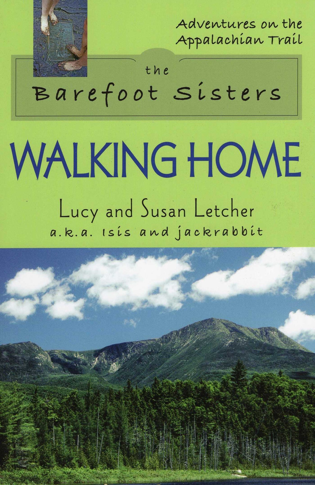 Barefoot Sisters Walking Home