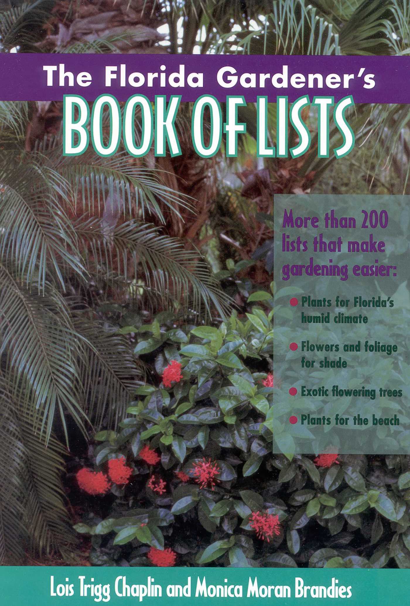Florida Gardener's Book of Lists
