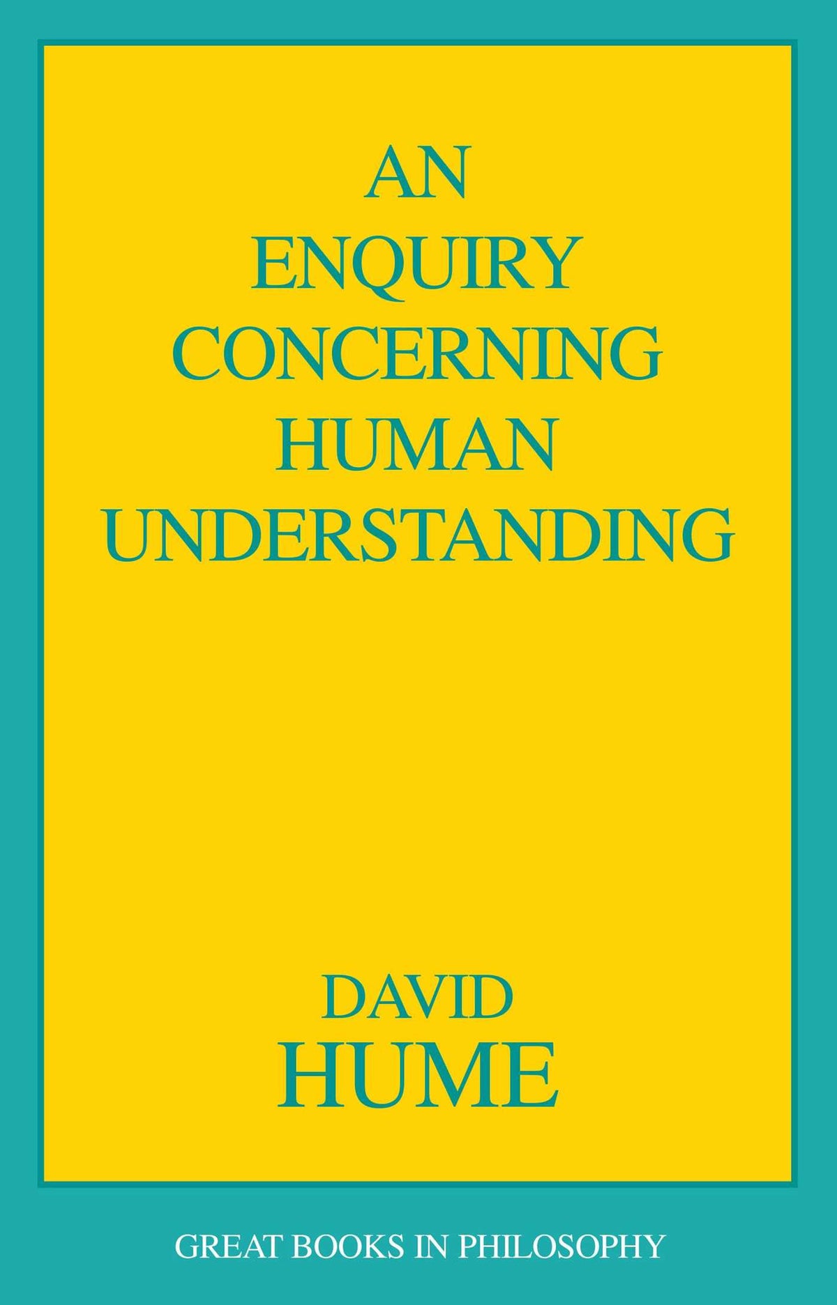 Enquiry Concerning Human Understanding