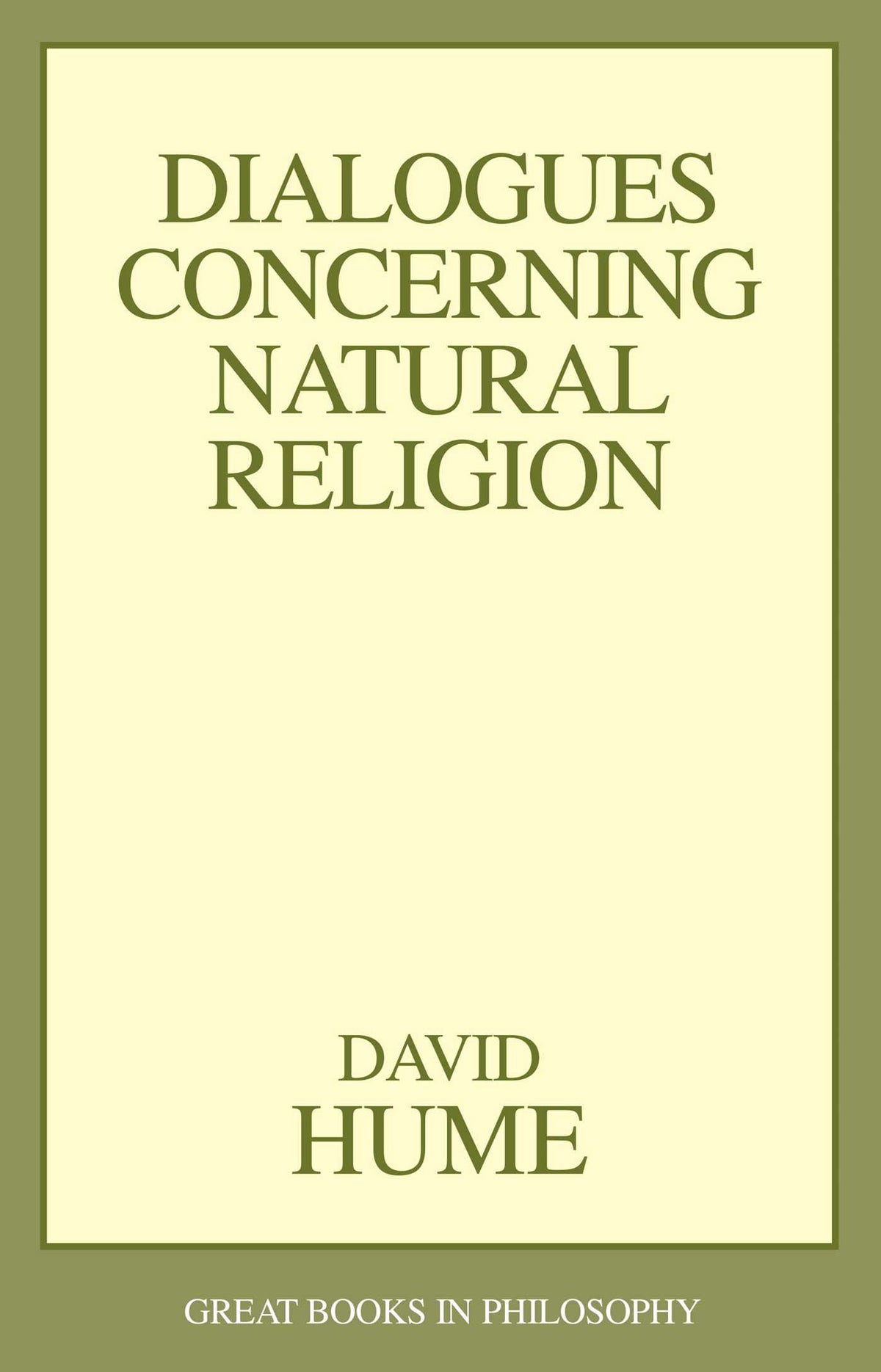 Dialogues Concerning Natural Religion