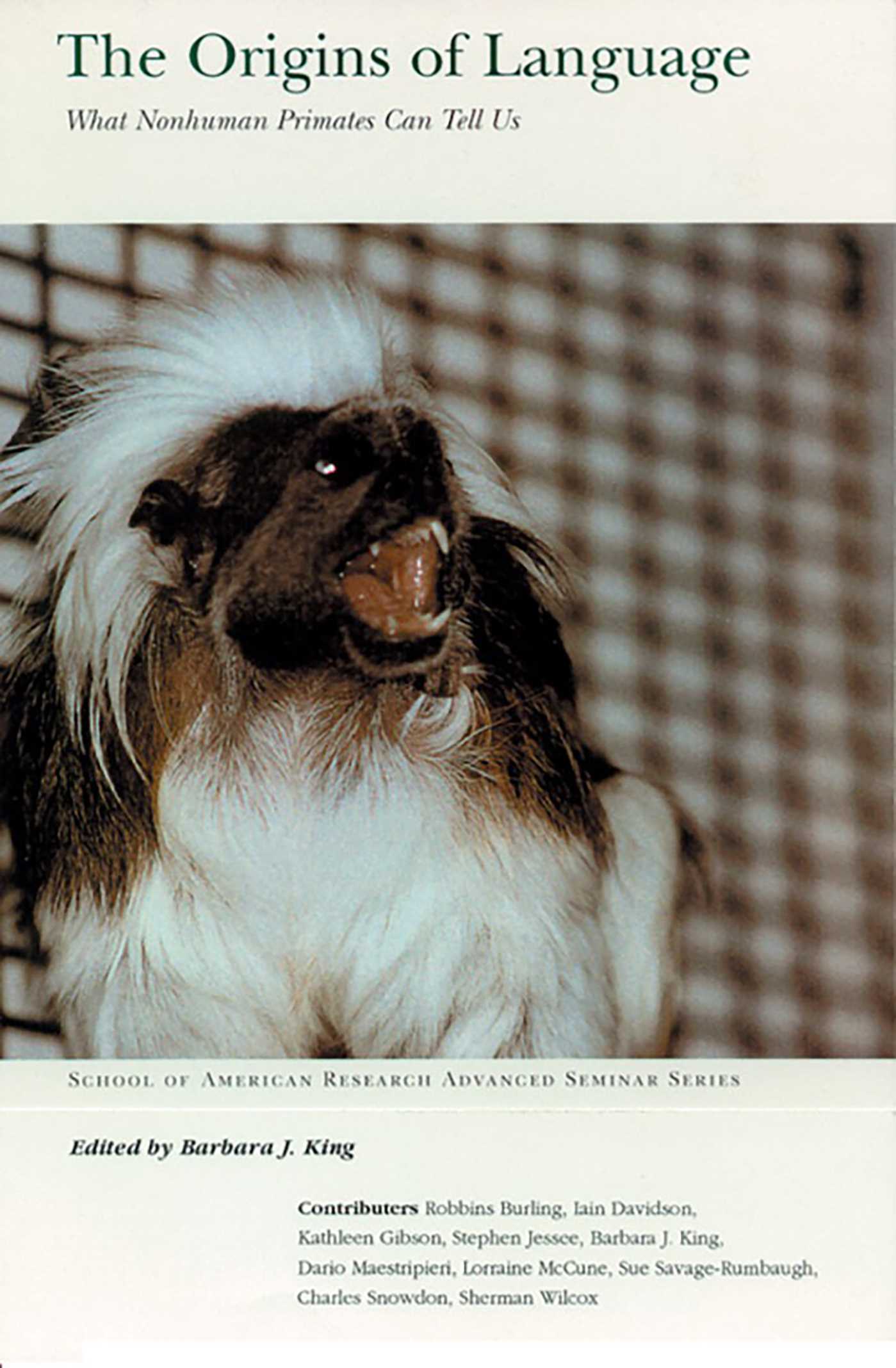 Origins of Language: What Nonhuman Primates Can Tell Us