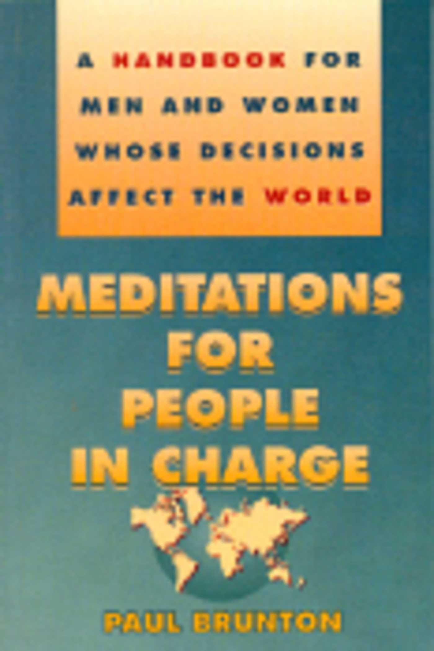 Meditations for People in Charge
